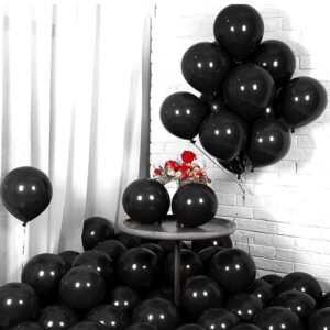 Black Balloons 12 inch Latex Birthday Party Decoration Celebration Events