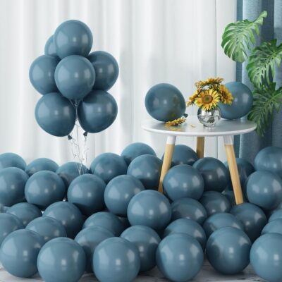 Dusty Blue Balloons 12 inches Party Balloons