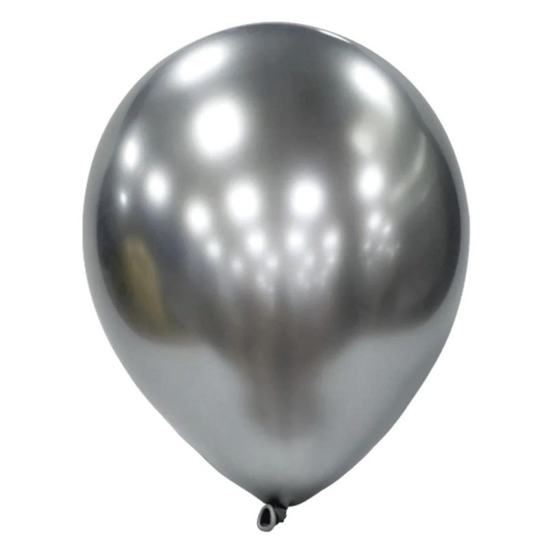 Silver 12 inches Party Balloons - Image 2