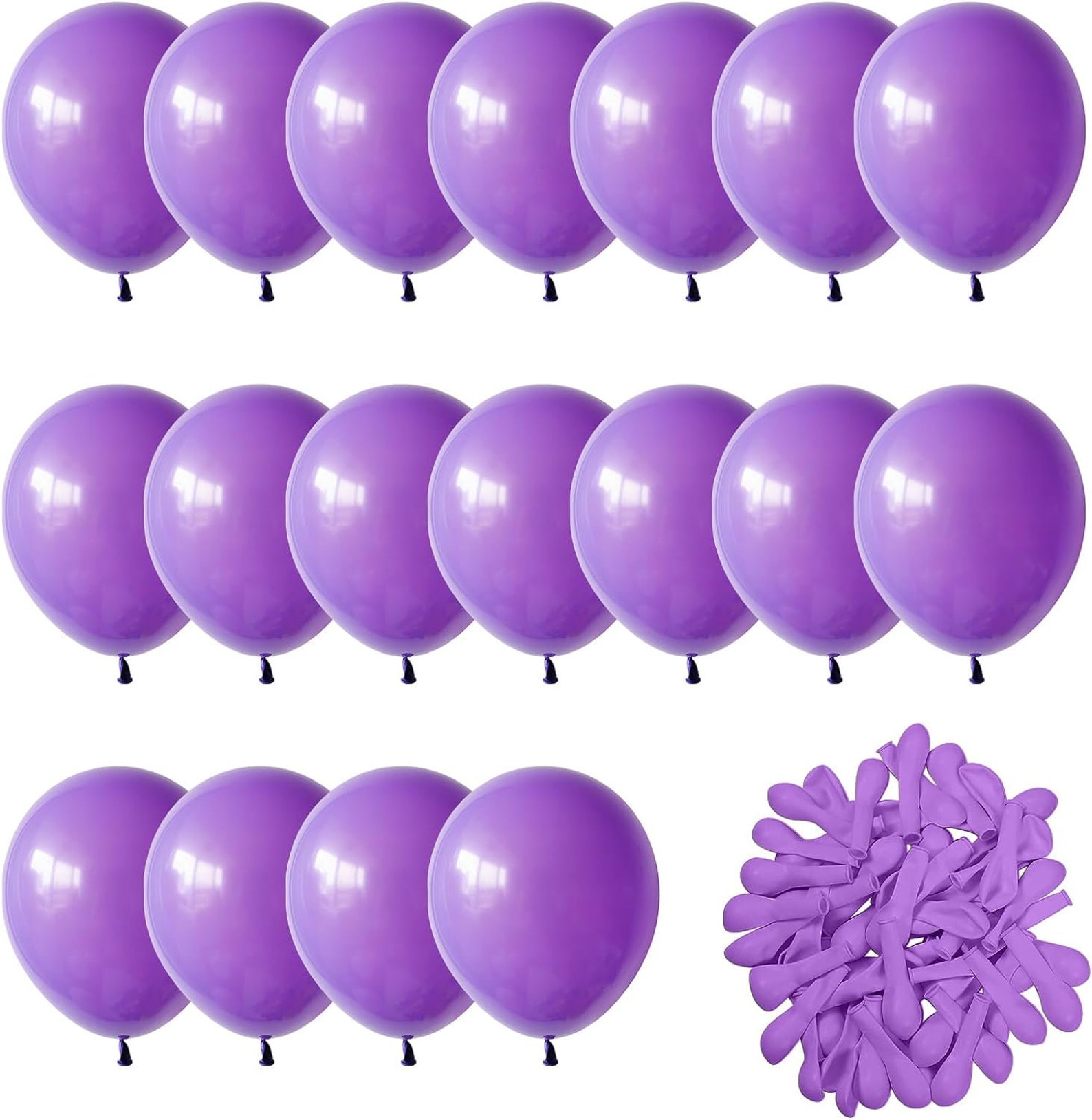 Purple 12 inches Party Balloons - Image 4