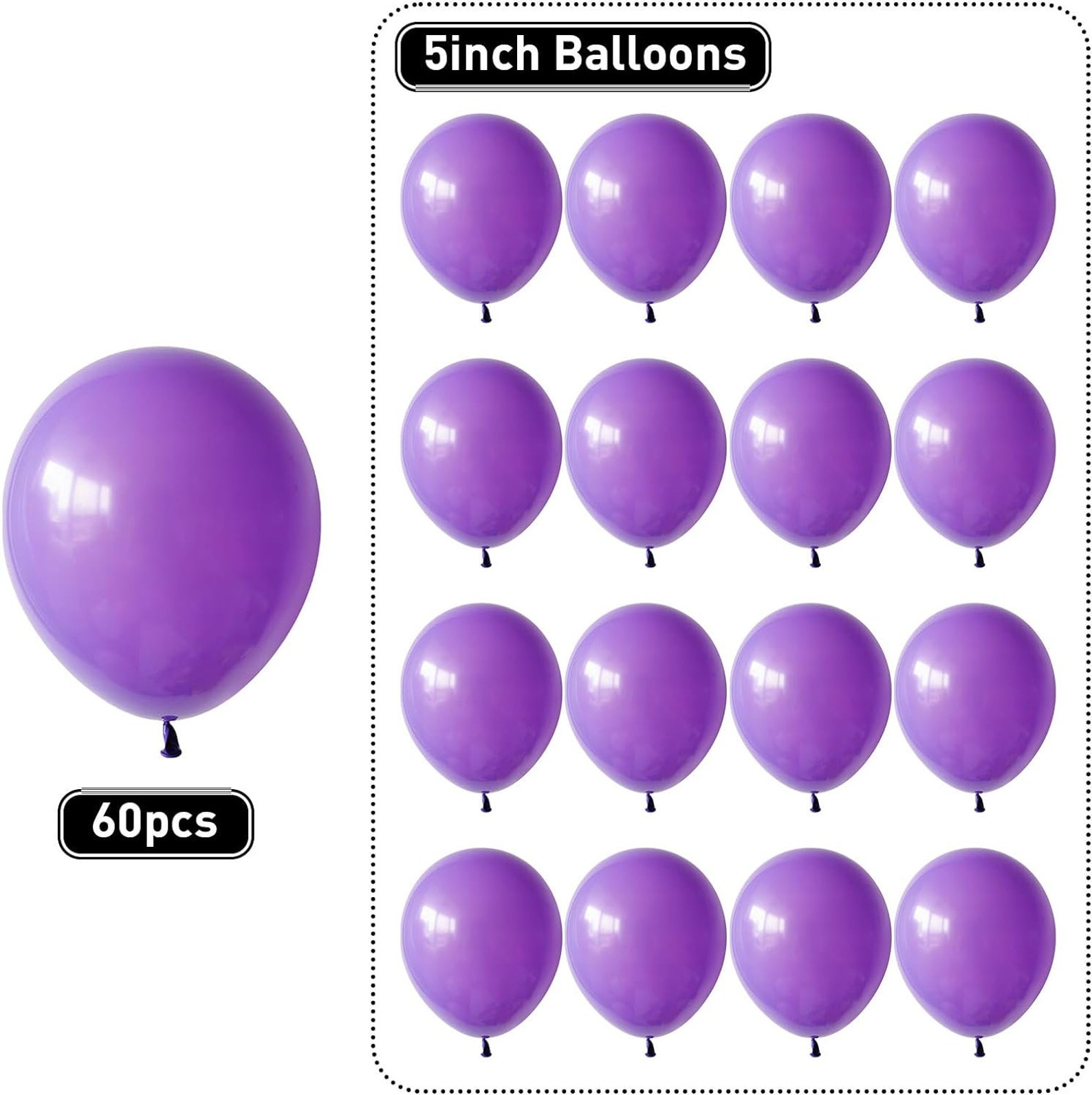 Purple 12 inches Party Balloons - Image 6