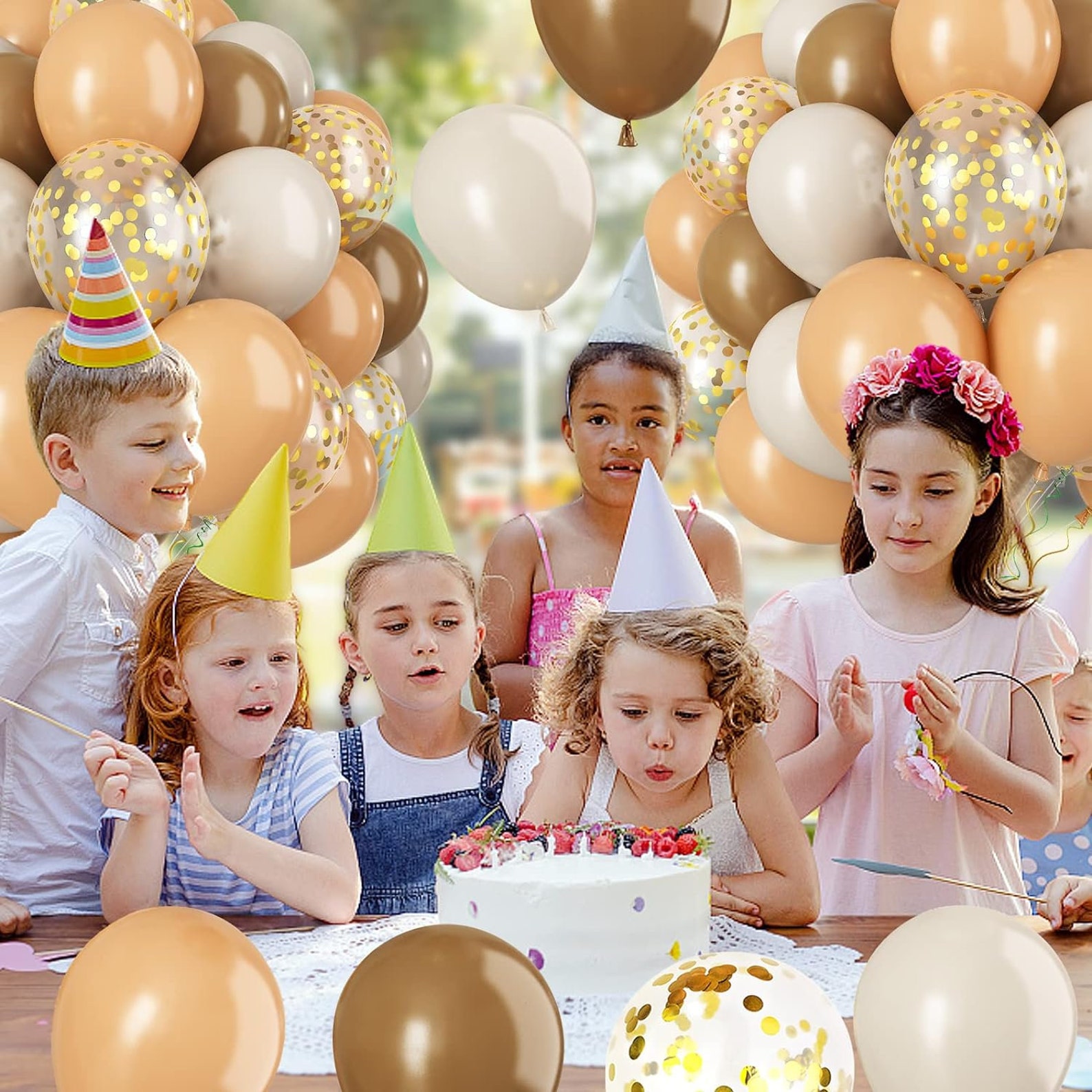 Coffee Brown 12 inches Party Balloons - Image 2