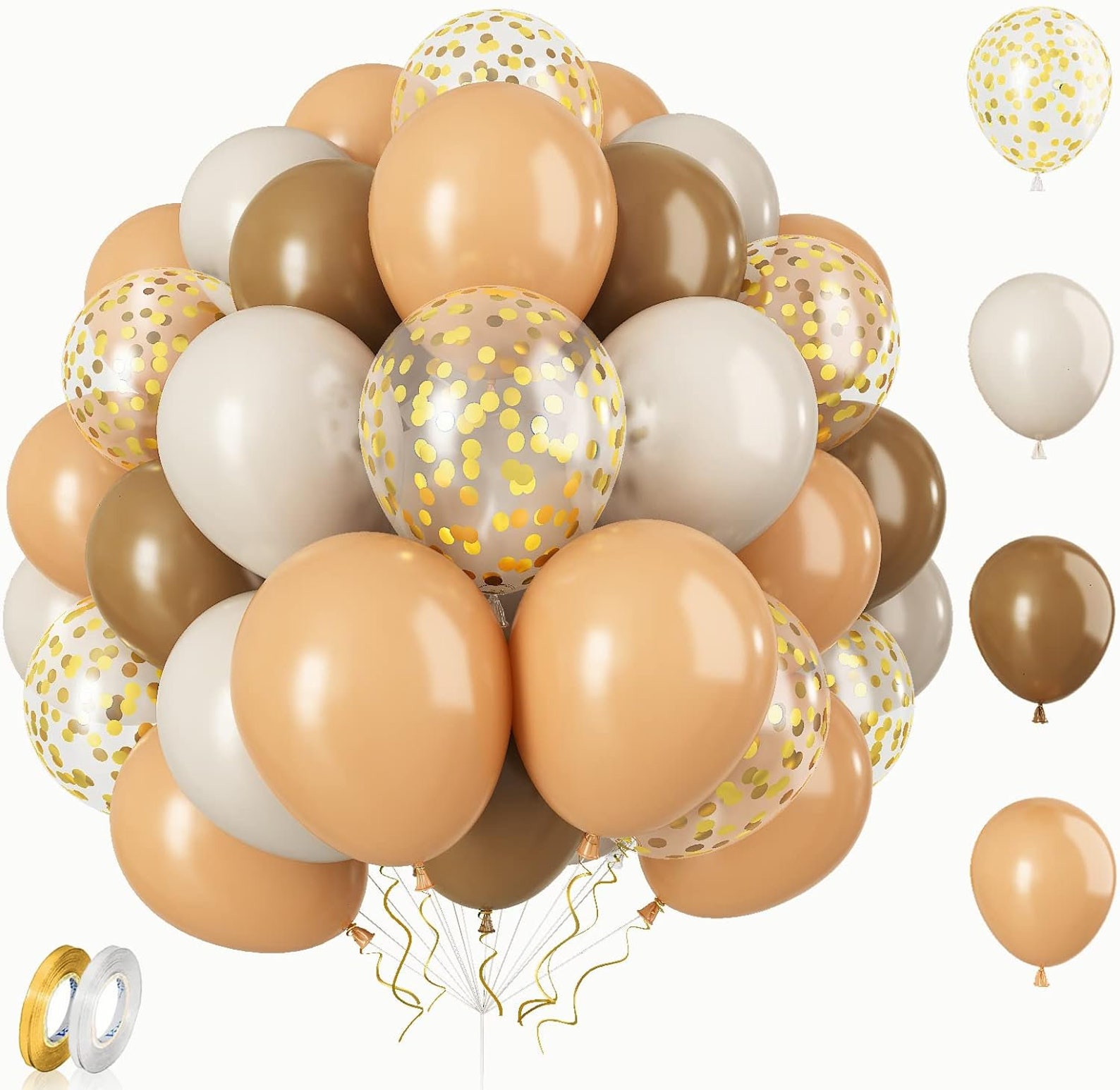 Coffee Brown 12 inches Party Balloons